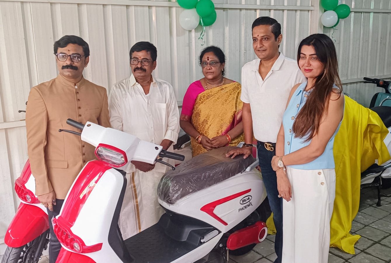 BU 4 ELECTRIC SCOOTRS LAUNCHES SHOW ROOM IN BNGALURU